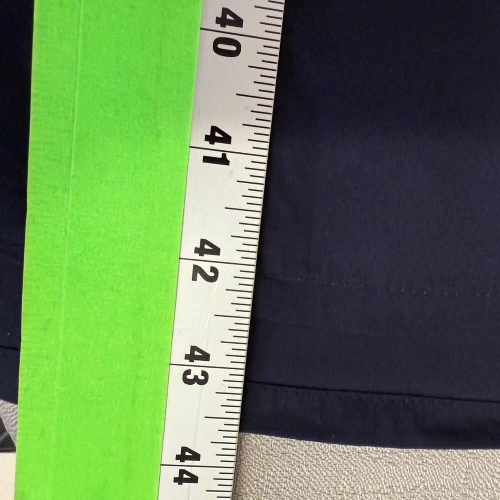 Quince Organic Cotton Mixed Media Tank Dress Navy Large Pockets NWT Casual - Picture 15 of 15